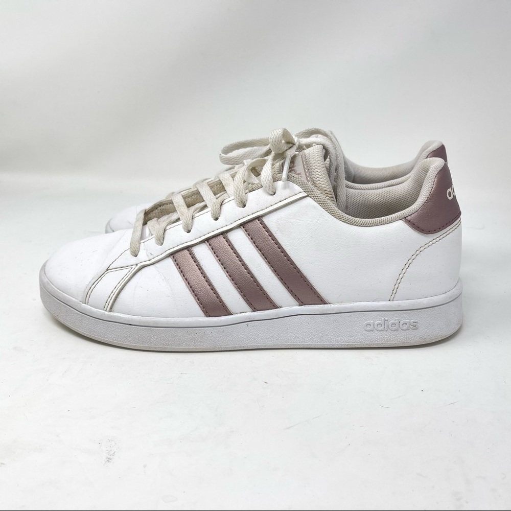 Adidas Grand Court Size 5 Cloud White - Rose Gold metallic Art. EF01101 - Picture 5 of 14